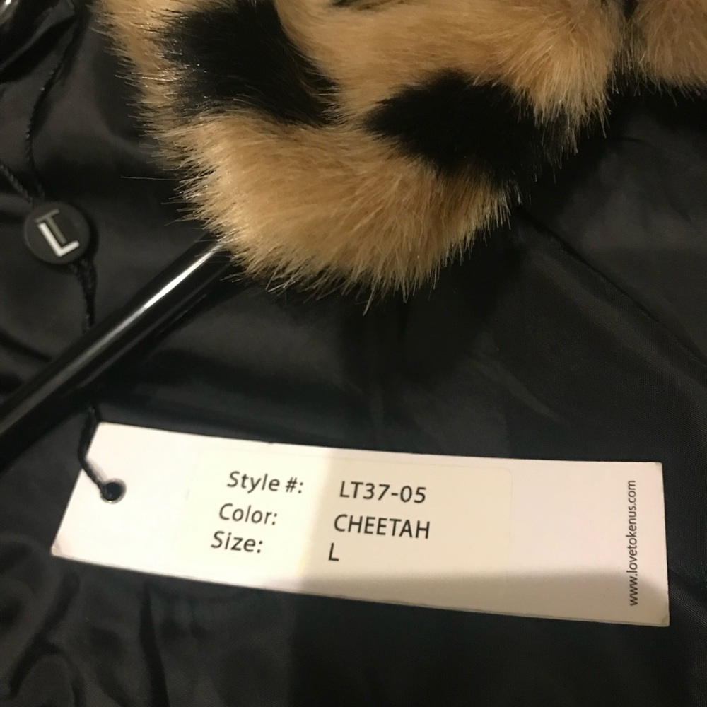 Cheetah print jacket